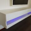 Blauwe verlichting tv-meubel Bobbie LED