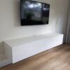 Montage tv-meubel 200 cm hoogglans wit