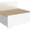 Tweepersoonsbed Bobo 160x200 cm Mat wit