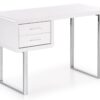 Zijkant bureau Claude 120 cm - Hoogglans wit