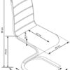 Eetkamerstoelen Sandor afmetingen