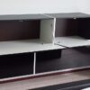 Zwevend dressoir tommy kleppen open zwart