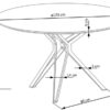 Afmetingen eettafel Pixo