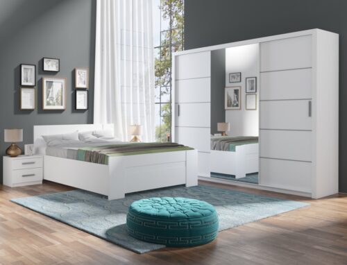 Complete slaapkamer set Bobo 250 Wit